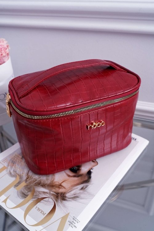 Large Women's Cosmetic Bag Red NOBO NCOS-I0331-C005