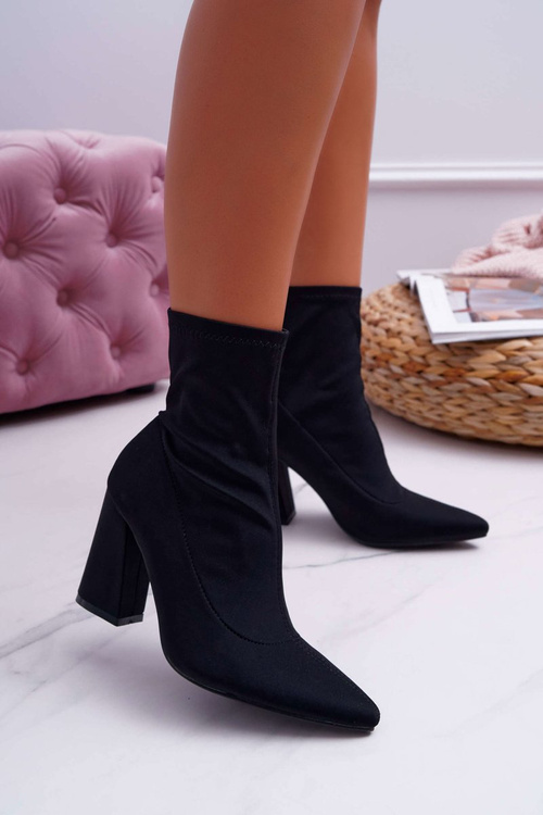 Damenstiefel mit Stiletto-Absatz Schwarz Pontiac