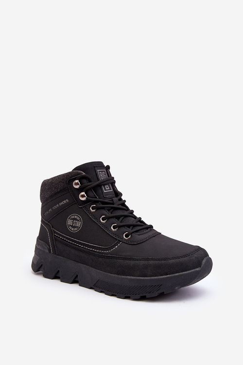 Männer Trekking Schuhe Schwarz Big Star MM174016