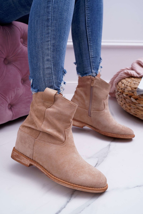 Women's Sachet Stiefel Camel Beige Ellen