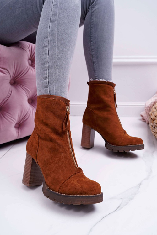 Women's Stiletto Boots Camel Frann